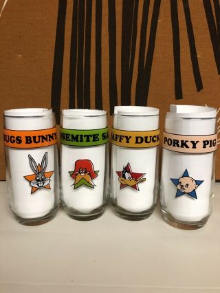 Looney Tunes Pepsi 1966 Collectors Glass Porky Pig Bugs Bunny Daffy Yosemite 2