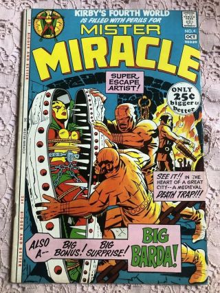Mister Miracle (1st Series) 4 1971 Vf/very Fine,  1st Appearance Of Big Barda