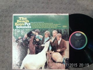 The Beach Boys Pet Sounds Ist Pressing Capital T - 2458 Rock Vinyl Record