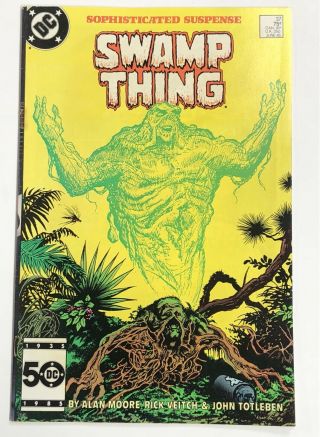 Swamp Thing 37 1st App Of John Constantine Hellblazer Alan Moore