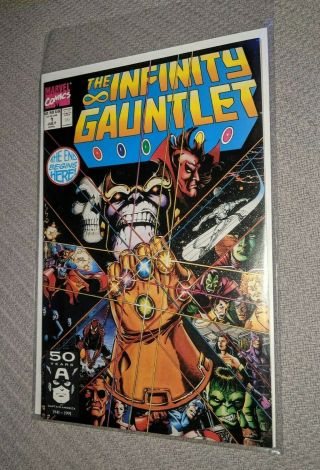 The Infinity Gauntlet 1 Key Thanos 1991 Comic Book Marvel Avengers Endgame War