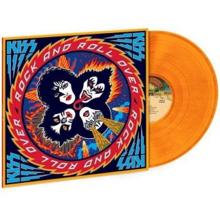 Kiss - Rock N Roll Orange Burst Color Vinyl Edition.