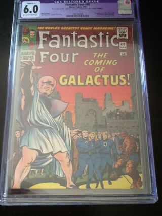 Fantastic Four 48 Cgc 6.  0 (r) Ow/white Pages First Silver Surfer/galactus C - 1 Sl