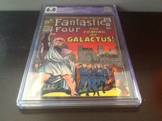 Fantastic Four 48 CGC 6.  0 (R) OW/White Pages First Silver Surfer/Galactus C - 1 Sl 3