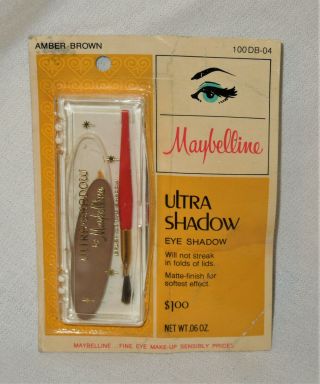 Nos Vintage Maybelline Ultra Shadow Eye Shadow Amber Brown