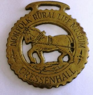 English Horse Brass - Norfolk Rural Life Museum - Gressenhall