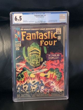 Fantastic Four 49 Cgc 6.  5 Ow First Full Galactus