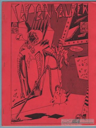 Captain Saucer 4 Underground Comix Doug Holverson Retrofuturism Mini - Comic 1983