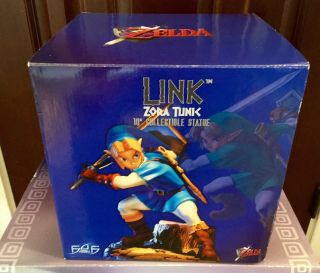 First 4 Figures: Zora Tunic Link - Box Only - No Statue