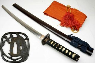 Authentic Antique Japanese Wakizashi Sword 67cm Samurai Katana Nihonto