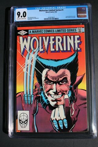 Wolverine Limited Series 1 Frank Miller 1st Yashida Logan Movie1982 Cgc 9.  0