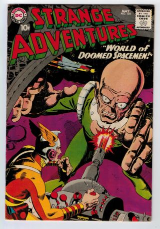 Strange Adventures 104 4.  5 Space Museum Begins 1959 Off - White Pages