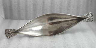 Omar Ramsden 1926 English Arts and Crafts Sterling Silver Dish Me Fecit 6