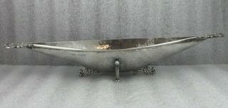 Omar Ramsden 1926 English Arts and Crafts Sterling Silver Dish Me Fecit 9