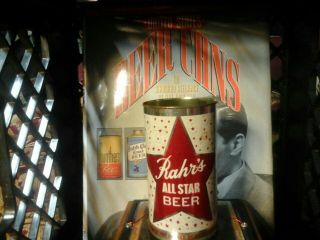 12oz Flat Top Beer Can (rahrs,  All Star Beer) By Rahrs - Green Bay Brewing.