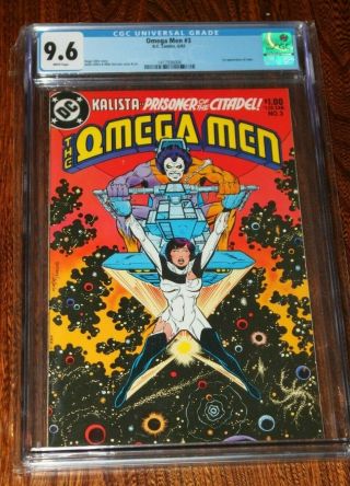 Omega Men 3 - Cgc 9.  6 - First Lobo White Pages