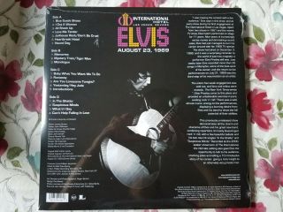 Elvis: International Hotel 8/23/69 Record Store Day (2019) 2X Vinyl LP - 2