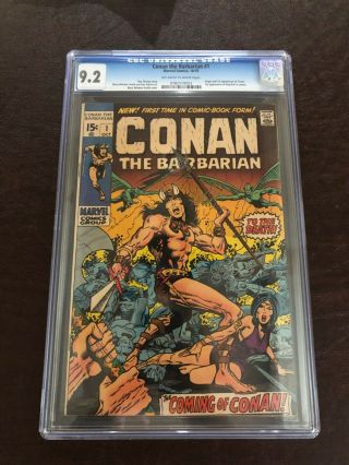 Conan The Barbarian 1 (cgc 9.  2) - 1st Appearance Of Conan