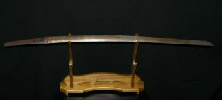 Antique Samurai Sword Katana Blade W/ Habaki - Needs Polish,  But In Good Shape