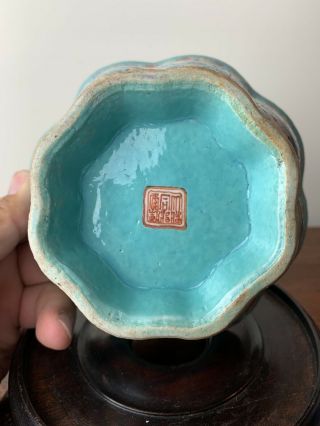 antique chinese famille rose bowl with ten crane 10