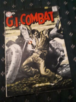 G.  I.  Combat 79 Vg - Grey Tone Cover