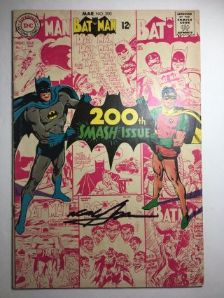 Batman 200 Dc Signed By Neal Adams