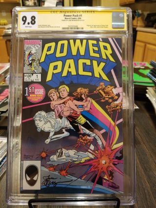Power Pack 1 - Cgc 9.  8 Signed - Origin And 1st App.  Of Power Pack - White Pages