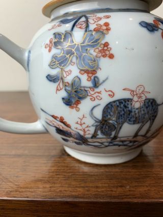 antique chinese 18thC tea pot 6