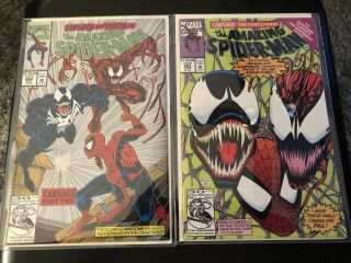 The Spider - Man 362 363 Carnage Story Near / Owner
