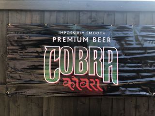 Cobra Indian Lager Banner Pub Shed Bar Man Cave