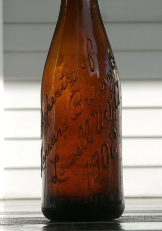 Property Of Harvard Brewing Co.  Lowell U.  S.  A.  - " 1902 " Blob Top Beer Bottle