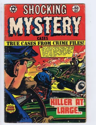 Shocking Mystery Cases 58 Star Pub 1954