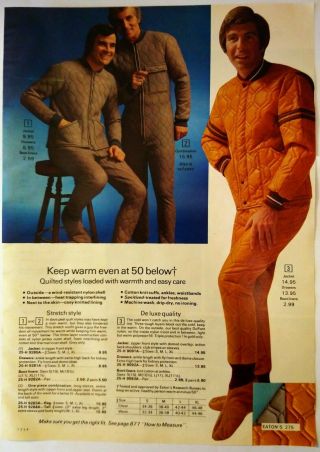 1973 Vintage PAPER PRINT AD Fruit of the loom top brevets briefs mens underwear 2