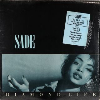 Sade - Diamond Life Lp - Portrait Vg,  Shrink