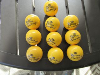 (10) Corona Beer Yellow Antenna Balls Racing / Nascar / Off Road / Dirt Bike