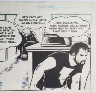 Mage: The Hero Discovered Comic Art issue 6,  page 4 Matt Wagner,  1985, 2