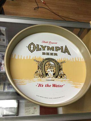 Vintage Olympia Beer Metal Tray