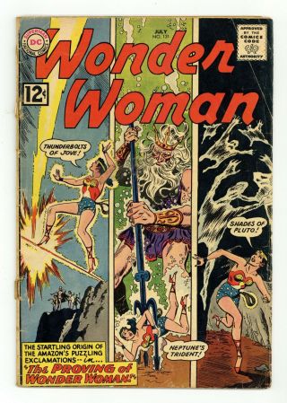 Wonder Woman (1st Series Dc) 131 1962 Gd,  2.  5