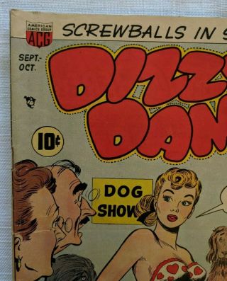 DIZZY DAMES No.  1 Golden Age Comic Book 1952 GGA 1 ACG 3