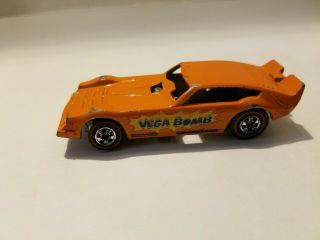 Vintage Mattel Hot Wheels Redline Vega Bomb Drag Funny Car