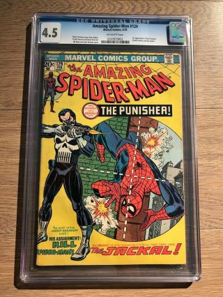 Spider - Man 129 (1974) - Cgc 4.  5 - 1st Appearance Of The Punisher