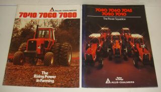 2 Allis - Chalmers Tractor Sales Brochures 7010 - 7800