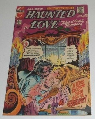 Haunted Love 1 Fn/vf (1973.  Charlton Comics) Tales Of Gothic Romance