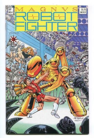 Magnus Robot Fighter 4 - Valiant - With Trading Cards - 1st Rai (cameo) - 1991