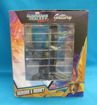 Diamond Select Toys Marvel Guardians of the Galaxy 2 Gamora & Rocket Statue 3
