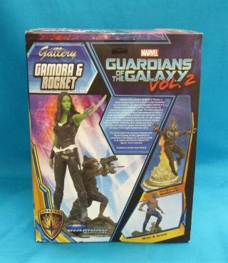 Diamond Select Toys Marvel Guardians of the Galaxy 2 Gamora & Rocket Statue 4