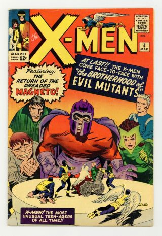 Uncanny X - Men (1st Series) 4 1964 Vg 4.  0