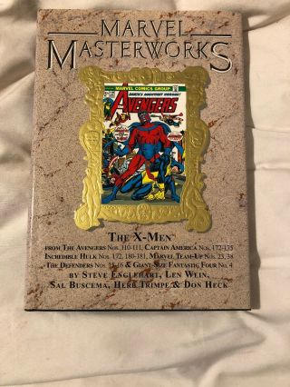 Marvel Masterworks Vol 134 X - Men Avengers Wolverine Variant Hc Captain America
