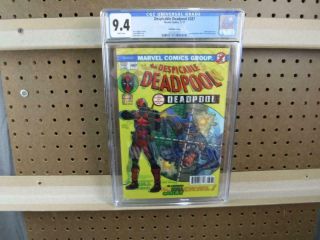 Cgc 9.  4 Despicable Deadpool 287 Lenticular Spider - Man 129 Homage Cover