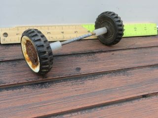 Structo Vintage Ladder Fire Truck Trailer Wheels Spare Tires Axle Parts